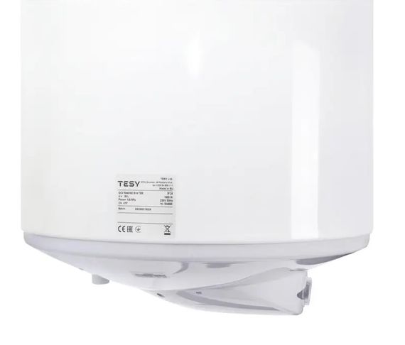 Бойлер Tesy GCV 303516D B14 TBR Anticalc 1,6 кВт, "сухий" ТЕН, 30 л, вертикальний, Slim, білий (304845) | Зображення 1