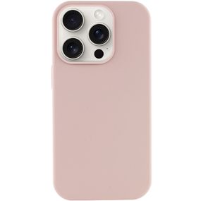 Чехол Silicone Case Full Protective (AA) NO LOGO для Apple iPhone 15 Pro Max (6.7") Розовый / Pink Sand