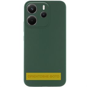 Чохол Silicone Cover Ummi Lakshmi Full Camera (AA) для Xiaomi Redmi Note 14 Pro 4G/5G Зелений / Dark green
