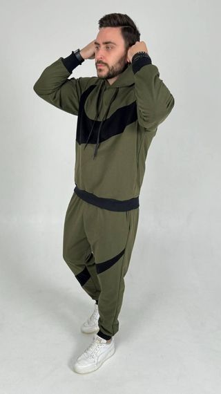 Костюм Nike з худі хакі | Зображення 3