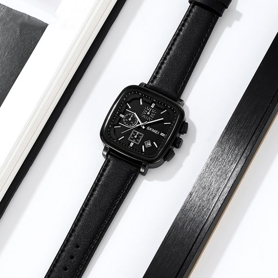 Чоловічий годинник Skmei 2182BKSI Black-Silver | Зображення 3