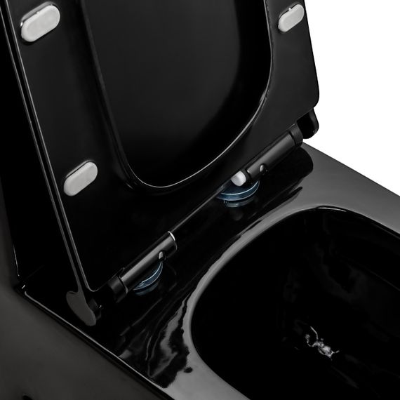 Унітаз-моноблок Jager 66*36*80.5 black | Зображення 5