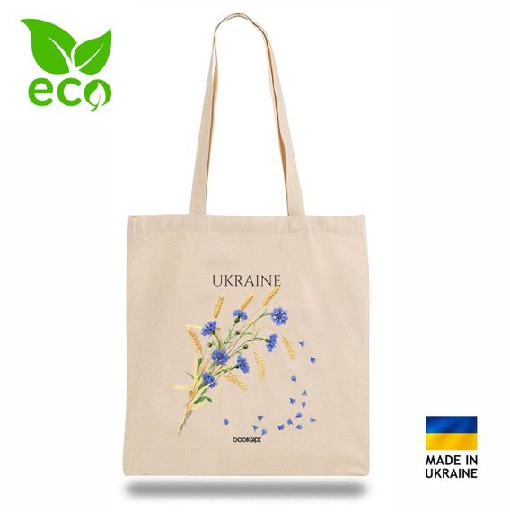 Экошопер Ukraine (Васильки и колосья)