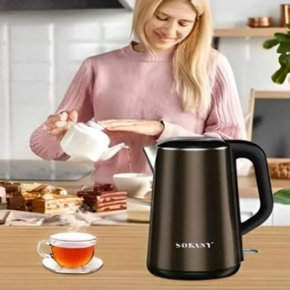 Электрочайник 2,2л 2000Вт Sokany SK-2203 Коричневый