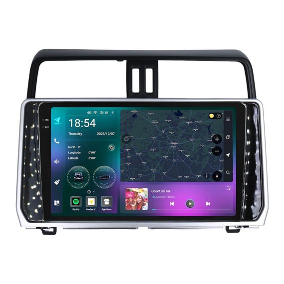 Штатна магнітола серії Mekede M7 2K Plus під Toyota Land Cruiser Prado 150 2017-2018 (W5) 10 дюймів