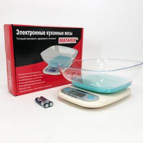 Ваги з чашею для кухні MATARIX MX-403, Побутові ваги з чашею, Ваги для кулінара вага кухні RA-95