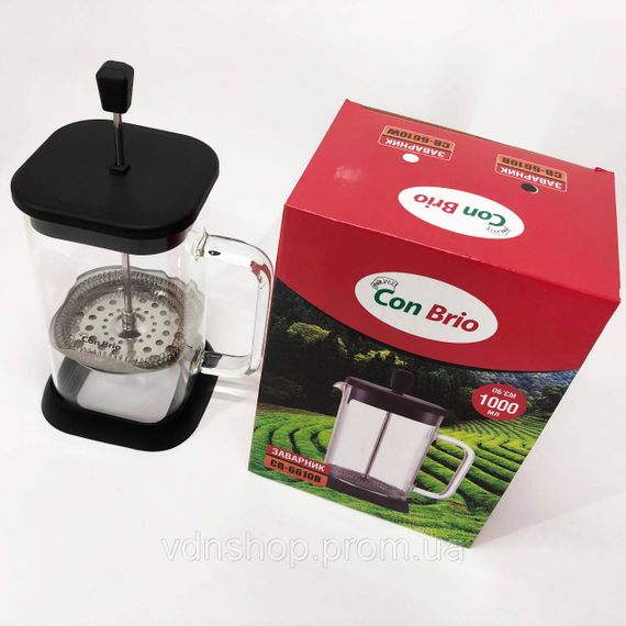 Зручний френч-прес для дому Con, Красивий заварник, Стильний чайник для заварювання BO-74 | Зображення 2