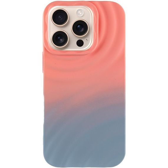 Чехол TPU ColorWave для Apple iPhone 16 Pro Max (6.9") Peach / Sky | Зображення 1