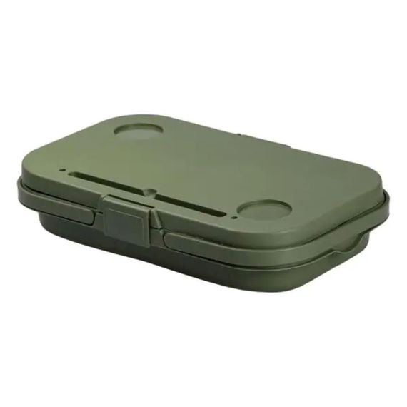 Складний кошик для пікніка з кришкою-столиком 44.8х26х14 см Зелений SJ-0120GR | Зображення 3