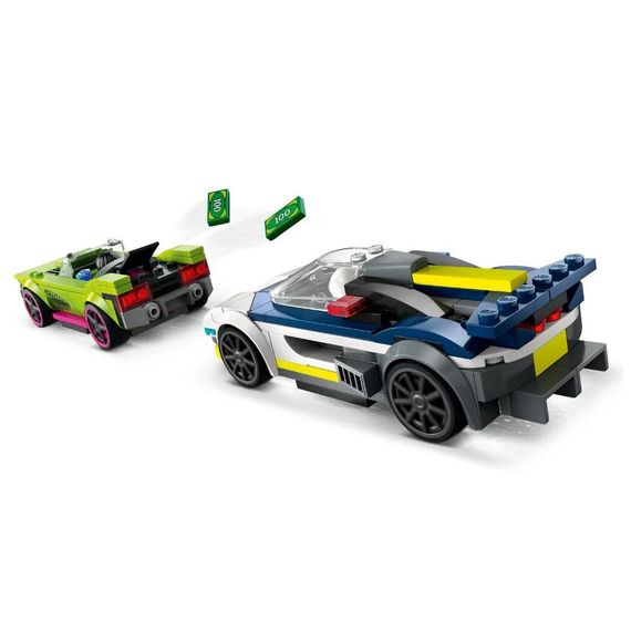 Конструктор LEGO City Переслідування маслкара на поліцейському автомобілі 213 деталей (60415) | Зображення 4