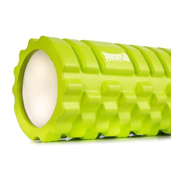 Массажный ролик (роллер) Паверплей 4025 Massage Roller Зеленый (33x14см.) | Зображення 1
