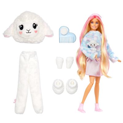 Кукла Barbie Cutie Reveal Мягкие и пушистые Ягненок (HKR03) | Зображення 1