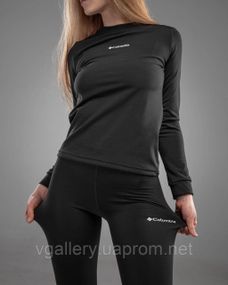 Комплект термобілизни Columbia для всієї родини — дитяча/жіноча/чоловіча на флісі та Omni Heat (Омені-хіт) Жіноча (на флісі), M