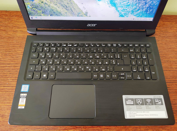 Ноутбук Acer Aspire A315-53/15.6 HD/i3 7020U/8/120 Б/В