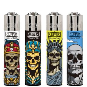 Газовая Зажигалка Трубочная "Clipper Monumental Bones"