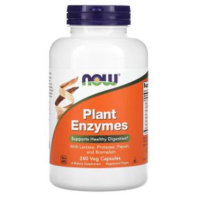 Пробіотик NOW Foods Plant Enzymes 240 Veg Caps