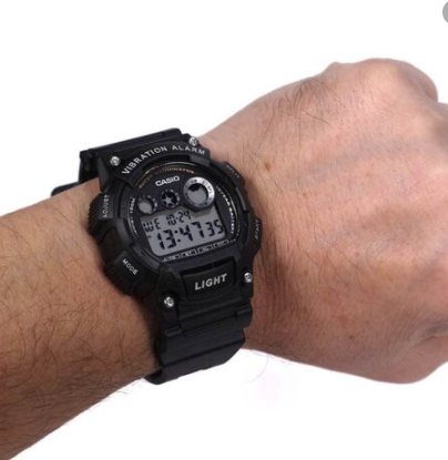 Спортивні чоловічі наручні годинники Casio оригінал Японія Collection W-735H-1BVEF з полімерним ремінцем | Зображення 1