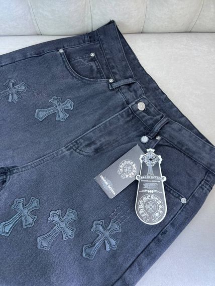 Джинси чорнi Chrome Hearts Black d056 | Зображення 1