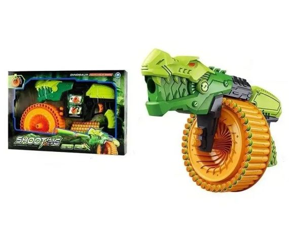 Игрушечный пистолет пулемет shooting 40 мягких шаров | Зображення 1