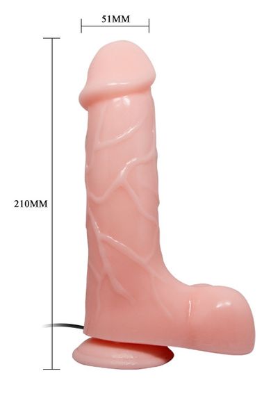 Вибратор на присоске BAILE - Barbara Multi-speed vibration, BW-008073ZSY Sex Aura | Зображення 5
