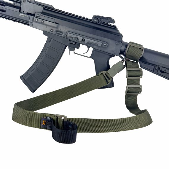 Ремінь збройовий одно/двоточковий з додатковим кріпленням RAGNAROK "TYR" carbine олива | Зображення 2