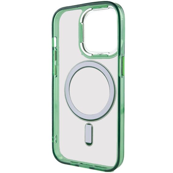 Чехол TPU Iris with MagSafe для Apple iPhone 14 Pro (6.1") Зеленый | Зображення 3