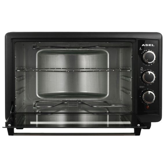 Многофункциональная духовка для завтраков ASEL AF-50-23 1500 Вт 50 Л, Маленькая духовая SZ-940 печь настольная | Зображення 3