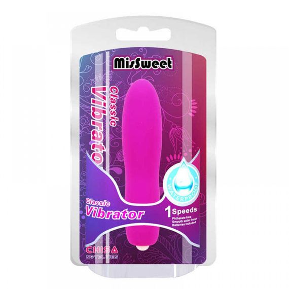 Вибропуля на батарейках Chisa Mis Sweet Classic Vibrator, розовая Sex Aura | Зображення 4