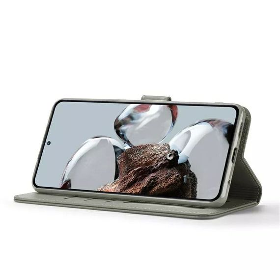Чохол книжка iMeeke для Xiaomi 12T / 12T Pro колір Сірий | Зображення 3