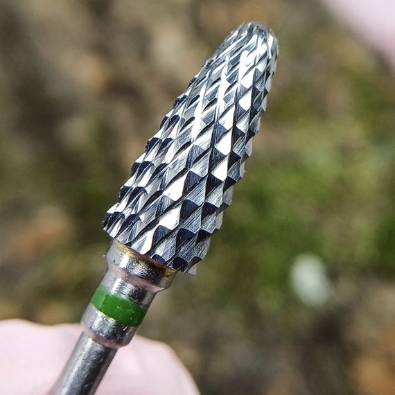 Фреза твердосплавная кукуруза зеленая Formula Profi (диаметр 6мм / рабочая часть 14,5мм)