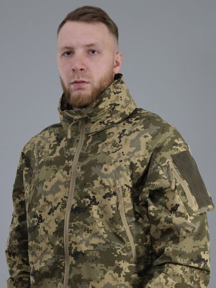 Куртка тактична ULTIMATUM Level-5 Піксель,Всесезонна армійська водовідштовхувальна куртка нейлон | Зображення 3