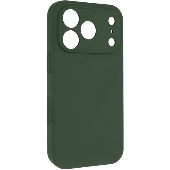 Чохол Silk Full Camera Protective (AA) NO LOGO для Apple iPhone 17 Pro / 18 Pro (6.3") Зелений / Cyprus Green