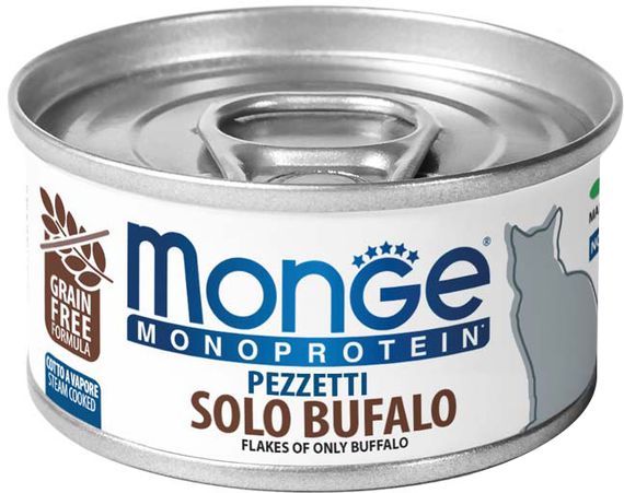 Корм Monge Cat Wet Monoprotein Bufalo вологий з м'ясом буйвола для дорослих котів 80 гр