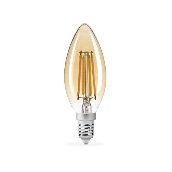 Світлодіодна лампа TITANUM  Filament C37 4W E14 2200K бронза | Зображення 1
