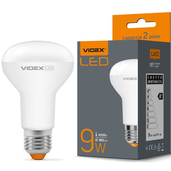 Світлодіодна лампа VIDEX R63e 9W E27 4100K (VL-R63e-09274) | Зображення 2