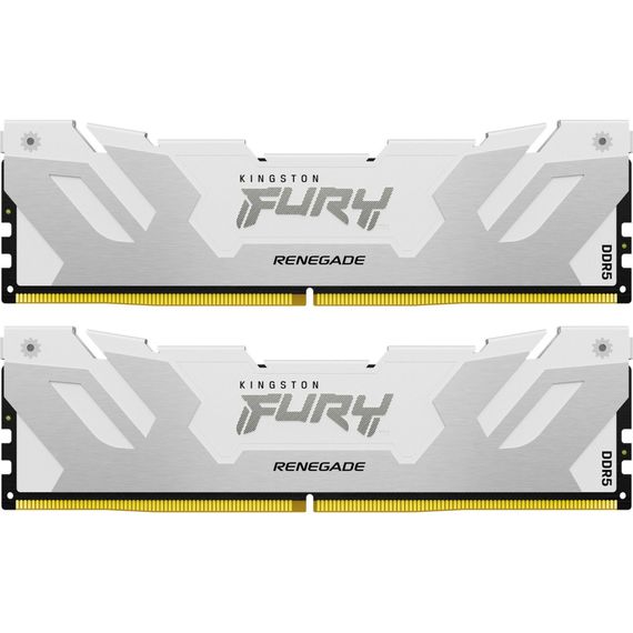Модуль памяти для компьютера DDR5 32GB (2x16GB) 7200 MHz Renegade White XMP Kingston Fury (ex.HyperX) (KF572C38RWK2-32)