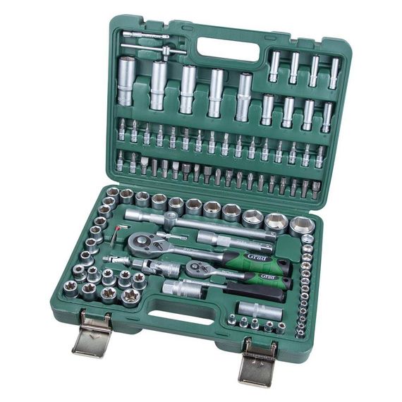 Набір насадок торцевих і біт Grad 1/4", 1/2" 108 шт (6004275)