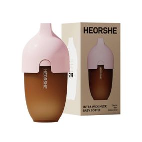 Пляшечка для годування HEORSHE 240 мл Рожева