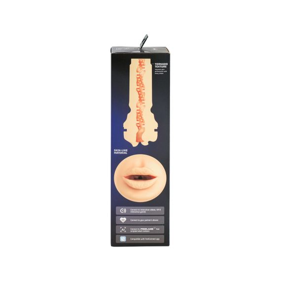 Мастурбатор-ротик Kiiroo Feel Mouth з всмоктувальною інтерактивною насадкою PowerBlow Combo Set Sex Aura | Зображення 2