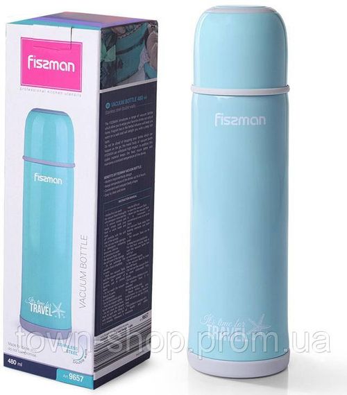 Термос Fissman Ayge Blue 480мл из нержавеющей стали FN-9657 | Зображення 3