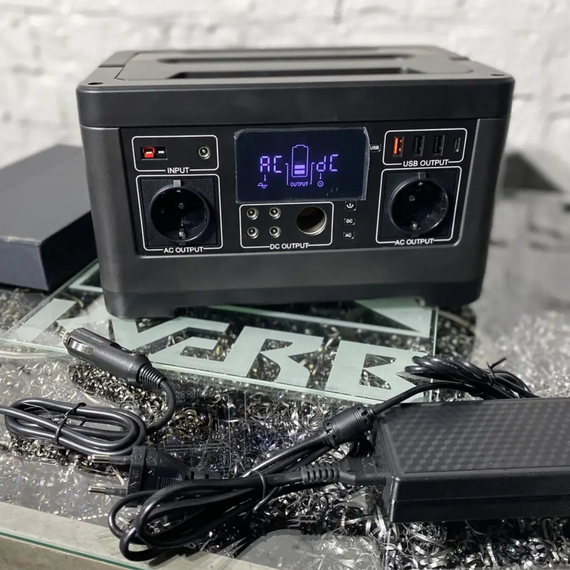 Портативна зарядна станція A5 500W CE 220-240V. Павербанк 140400mAh | Зображення 2
