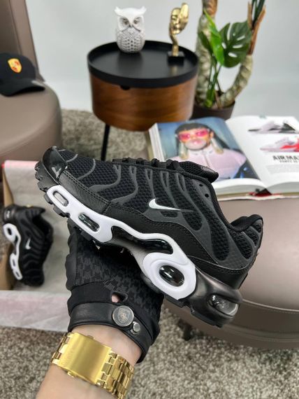 Кросівки Air Max Plus White Black Reflective , текстиль , В'єтнам 39 25 см | Зображення 5
