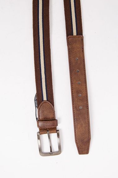 Класичний ремінь унісекс, коричневого кольору, 196R40T1W1 | Зображення 3