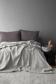 Постельное белье с пледом Issimo Summerpunch 220 х 240 см Grey