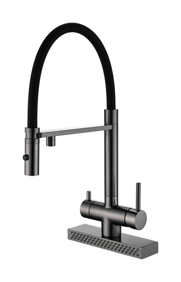 Кухонний змішувач Fabiano FKMC 3124 Black Steel 8231.403.1543