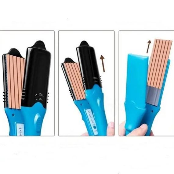 Щипці для випрямлення волосся з фігурними насадками + рукавичка Hair Style XL-619