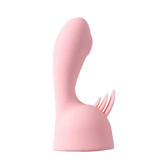 Насадка на вібратор G-Fin, пудровий sexstyle