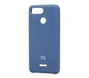 Чехол Silicone Cover Case для Xiaomi Redmi 6 (Синий)