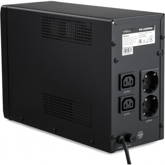Пристрій безперебійного живлення Vinga LED 1200VA ( VPE-1200PRM2 ) (VPE-1200PRM2) | Зображення 2