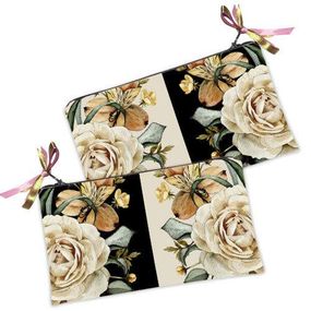 Косметичка женская Цветочное зеркало 20х12 см (K_UNI019)